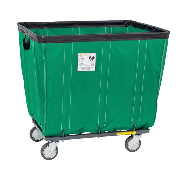 Basket Truck, Forest Green, Steel, Vinyl, 49 in L, 33.5 in W, 39.25 in H, 20 Bushel Volume Capacity